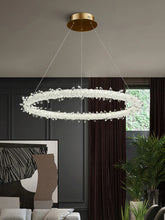 AXMA crystal LED ring ceiling